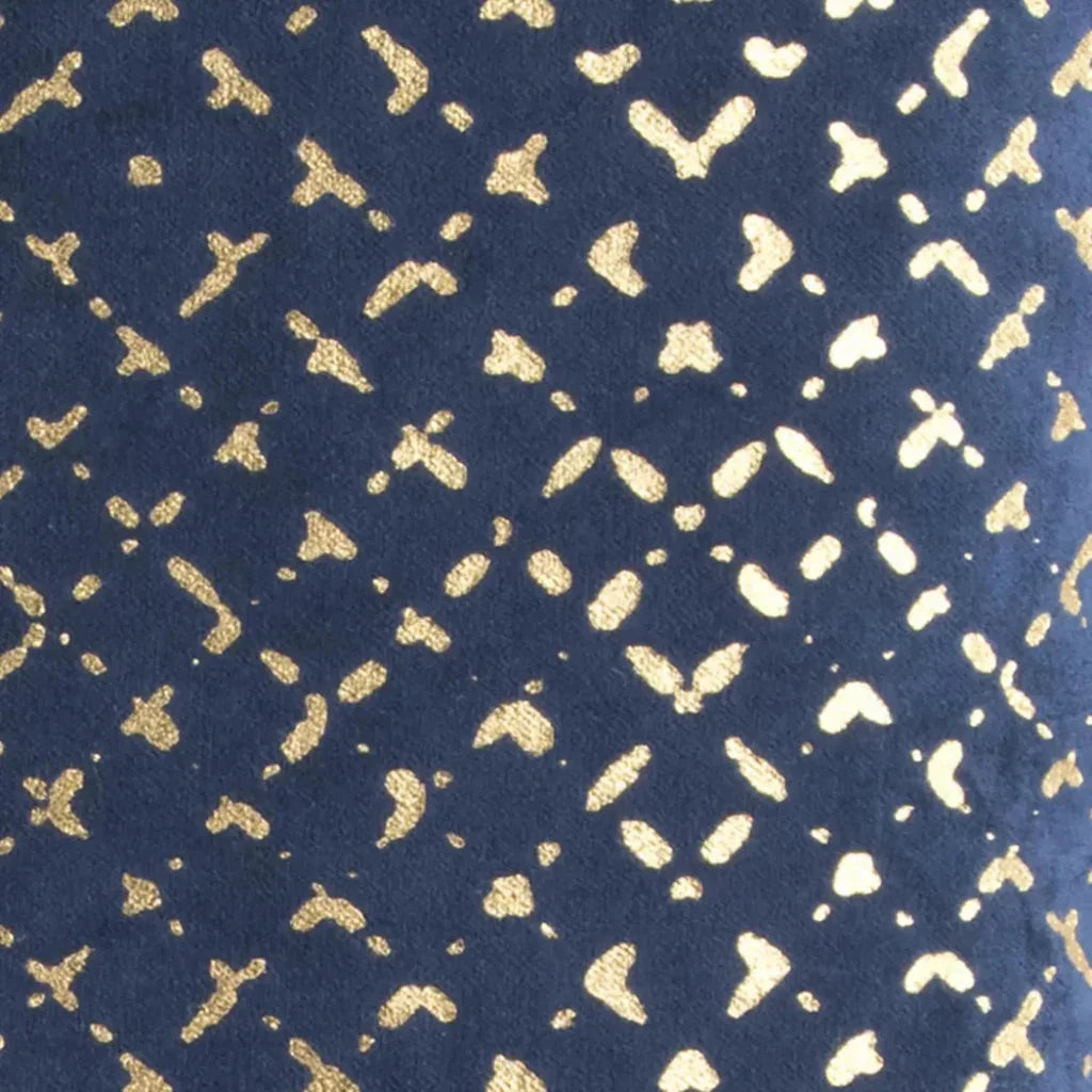 LOOMLAN Clide Gold & Blue Throw Pillow Down Insert