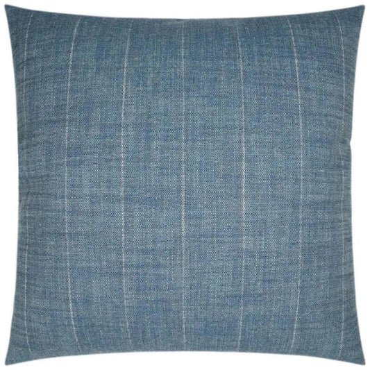 Clip It Stripes Blue Large Throw Pillow Insert - LOOMLAN - D.V. Kap - Throw Pillows