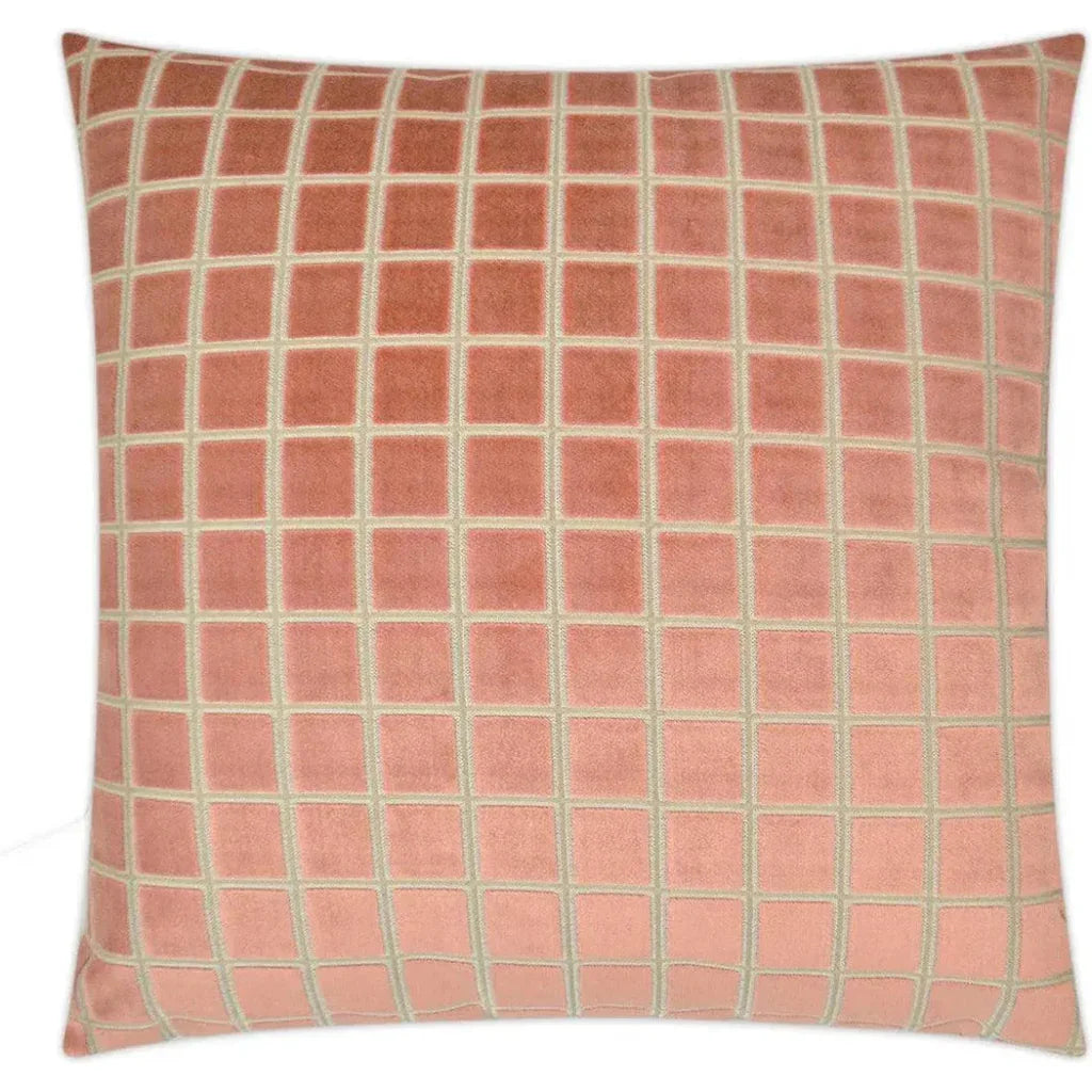 Close Quarters Light Pink Throw Pillow Insert - LOOMLAN - D.V. Kap - Throw Pillows