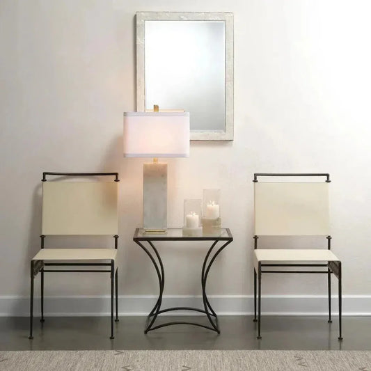 Charlotte Stacked Hurricane Candle Holder