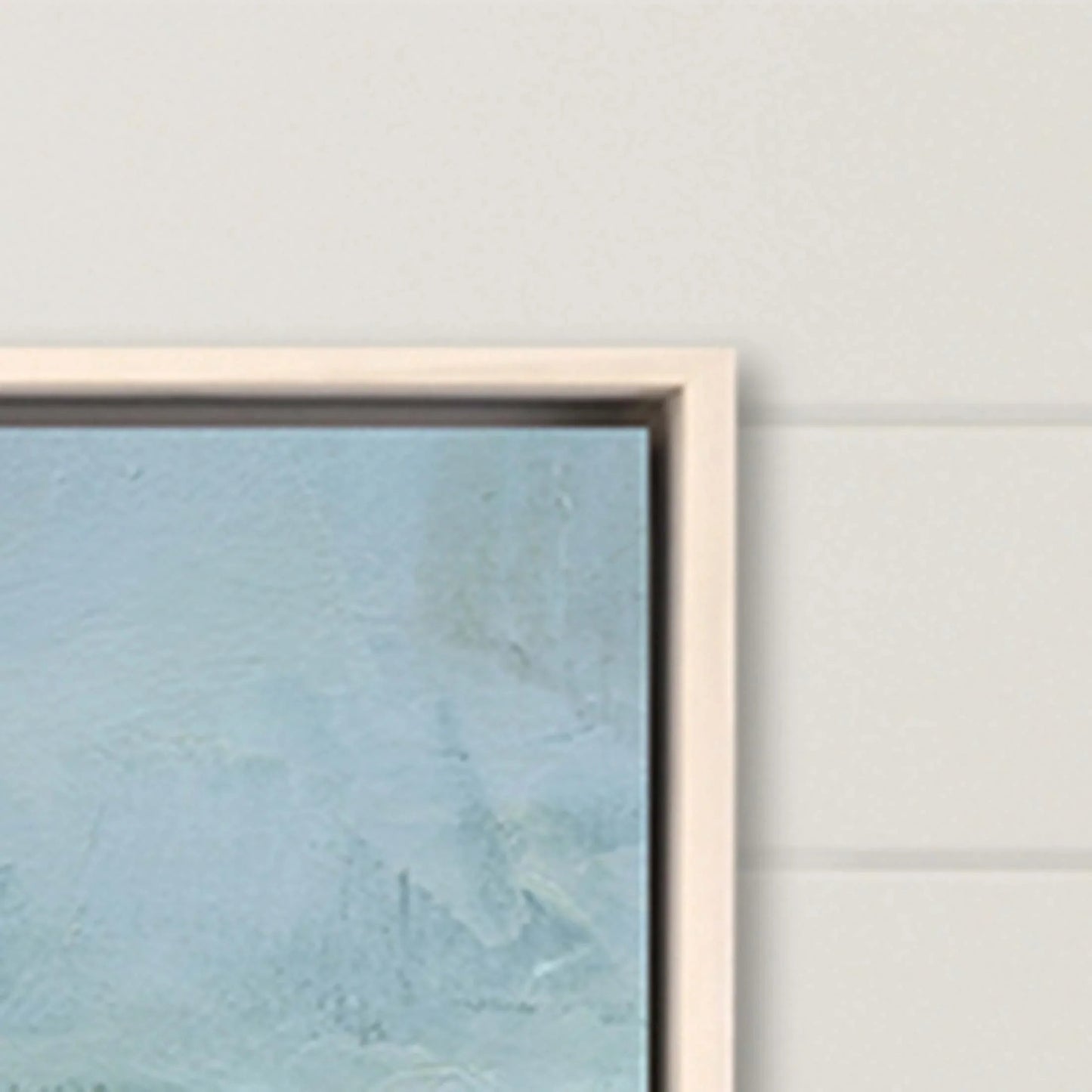 Coastal Sky Wood Frame Canvas Art