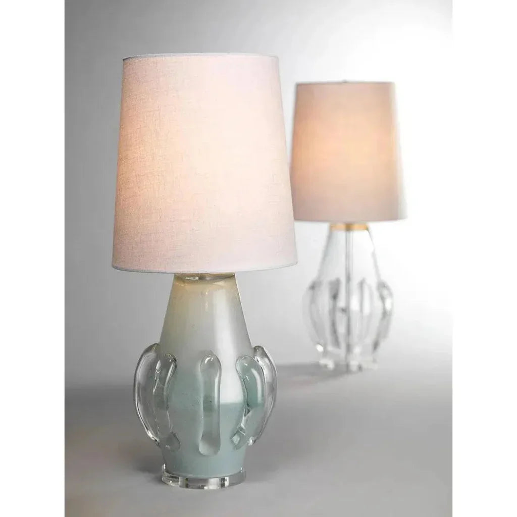 Coastal Style Blue Glass Talon Table Lamp - LOOMLAN - Jamie Young - Table Lamps