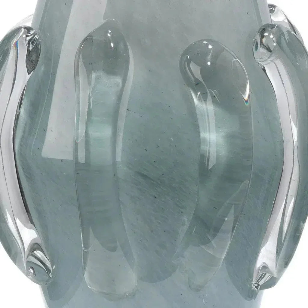 Coastal Style Blue Glass Talon Table Lamp - LOOMLAN - Jamie Young - Table Lamps