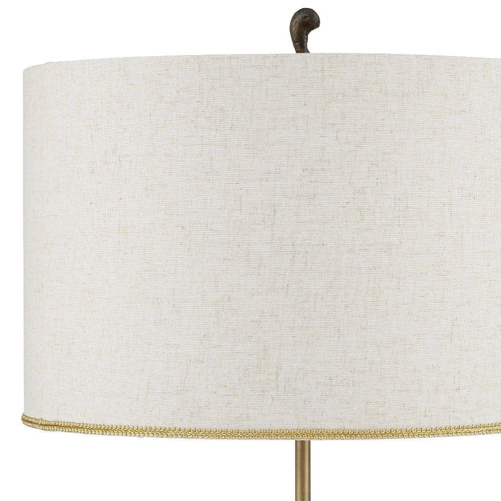 Codorniz Brass Table Lamp - LOOMLAN - Currey & Co - Table Lamps