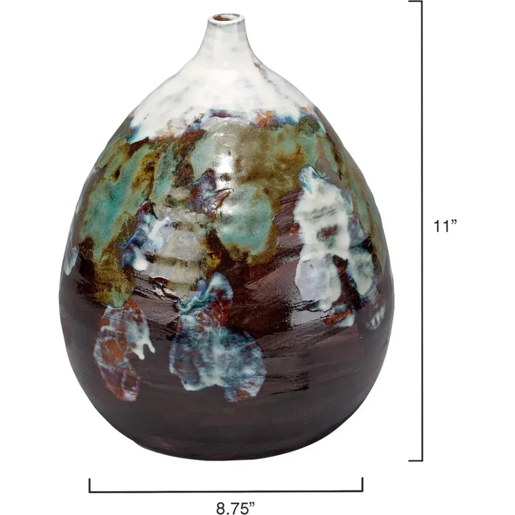 Collage Handcrafted Ceramic Vase