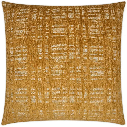 Collateral Golden Textured Yellow Large Throw Pillow - LOOMLAN - D.V. Kap - Throw Pillows
