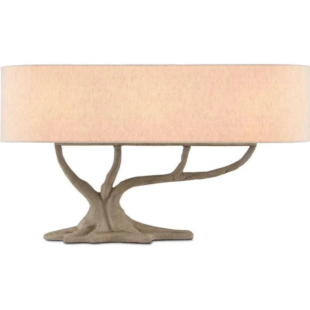 Concrete Cotswold Table Lamp - LOOMLAN - Currey & Co - Table Lamps
