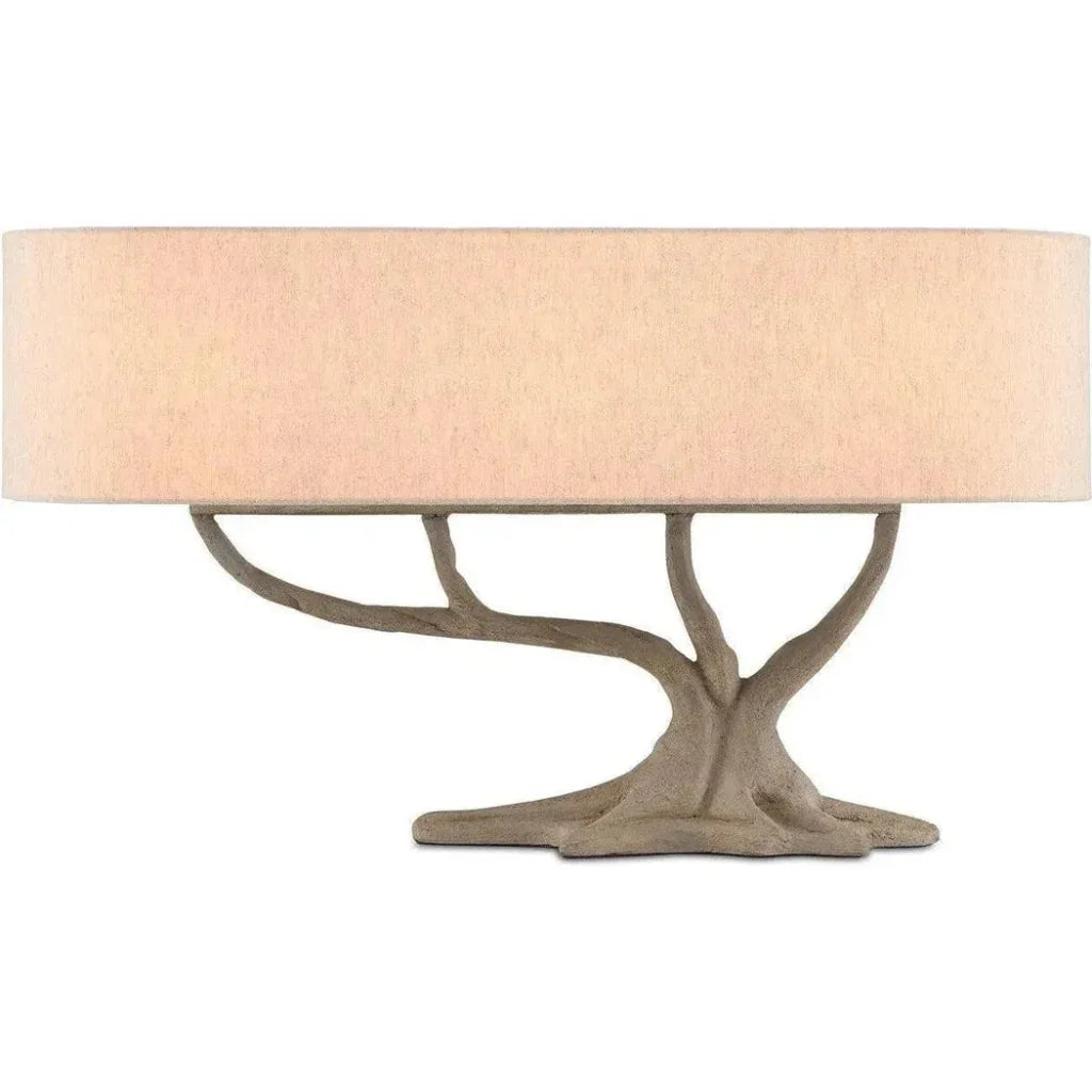 Concrete Cotswold Table Lamp - LOOMLAN - Currey & Co - Table Lamps