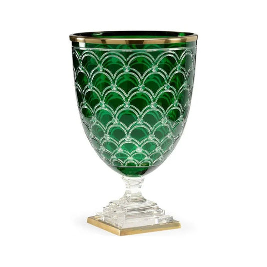 Conservatory Hurricane Emerald Candleholder - LOOMLAN - Wildwood - Candle Holders