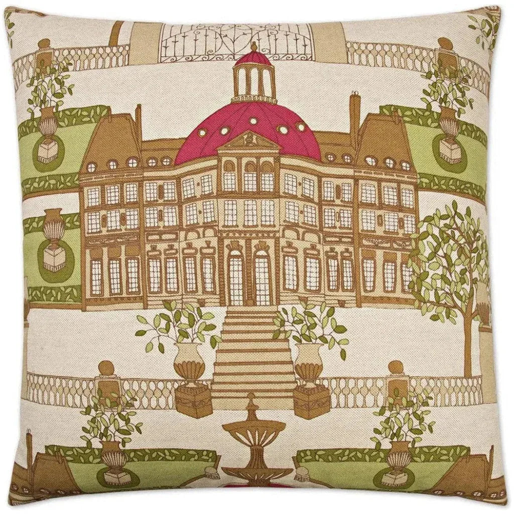 Conservatory Ruby Red Throw Pillow Insert - LOOMLAN - D.V. Kap - Throw Pillows