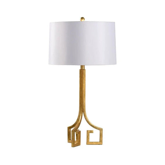 Corinth Gold Geometric Design Table Lamp - LOOMLAN - Chelsea House - Table Lamps