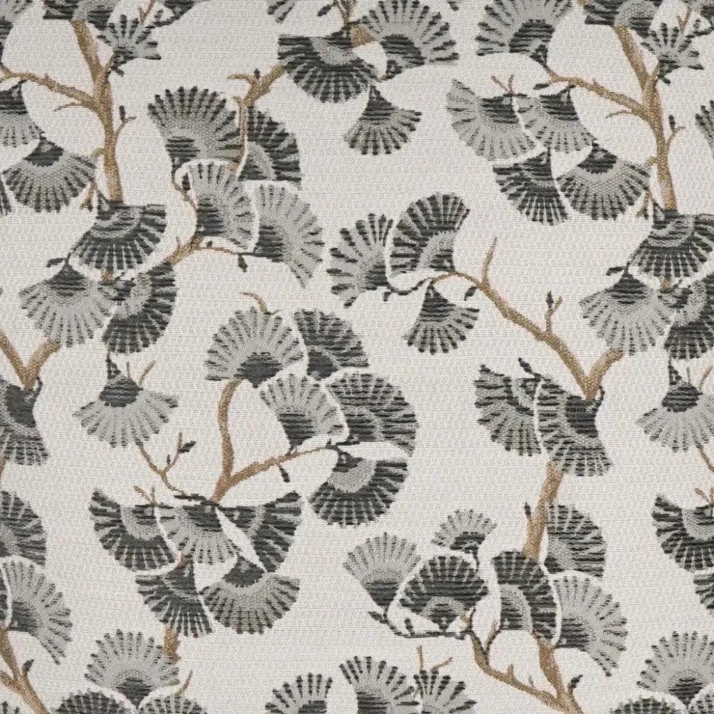 Cortina Grey Floral Grey Large Throw Pillow Insert - LOOMLAN - D.V. Kap - Throw Pillows