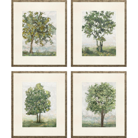 Countryside Growth Green Canvas Art 4PC