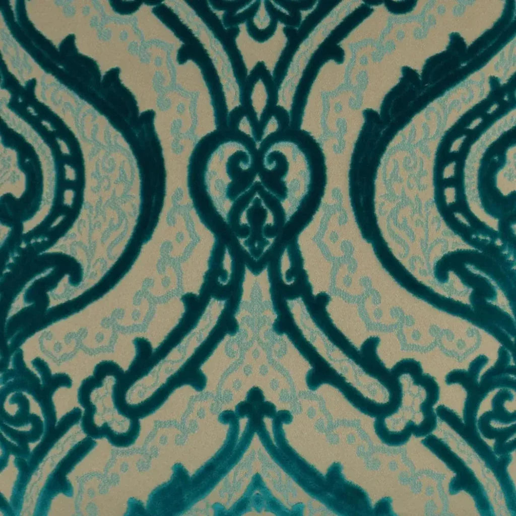 Couture Turquoise Throw Pillow With Insert - LOOMLAN - D.V. Kap - Throw Pillows