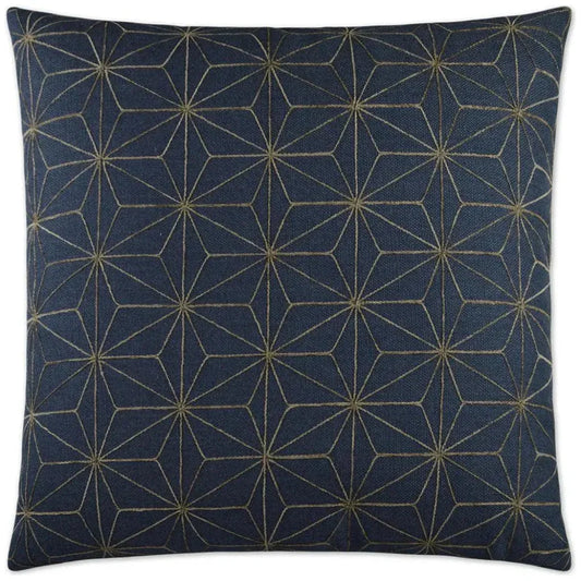 Crosby Navy Blue Throw Pillow With Insert - LOOMLAN - D.V. Kap - Throw Pillows