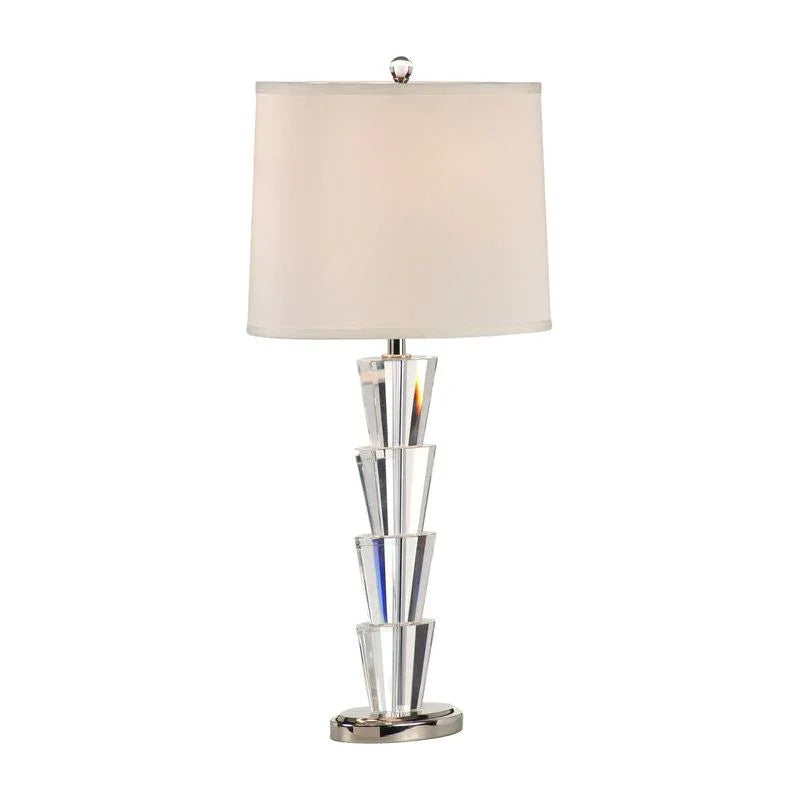 Wildwood Crystal Fountain Crystal Made Table Lamp