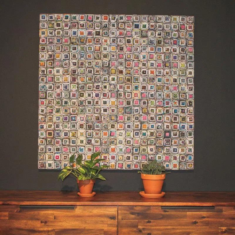 D-Bodhi Wall Deco - Kaleidoscope 40"-Framed Wall Art-LH Imports-LOOMLAN