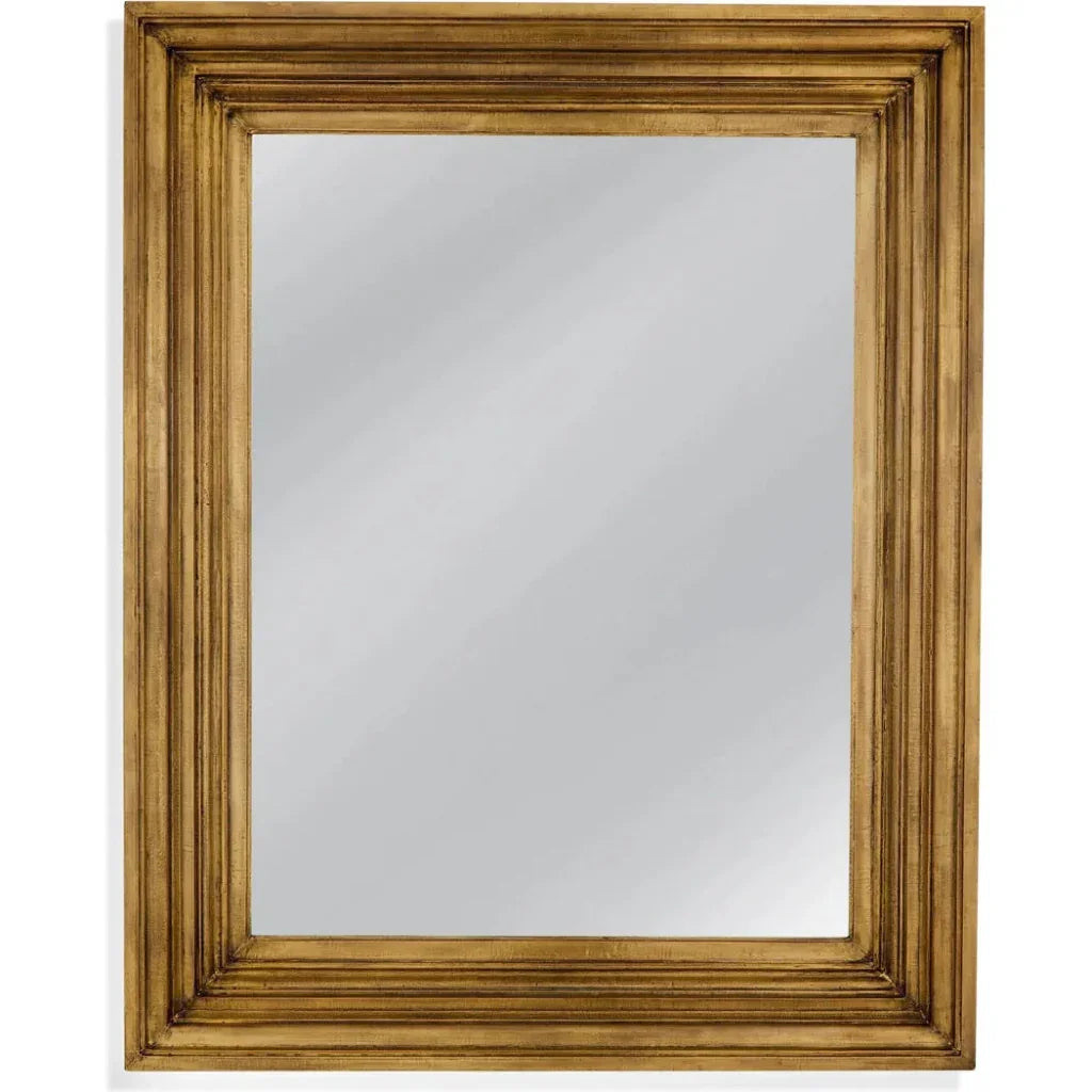 Dankworth Brass Brown Vertical Wall Mirror