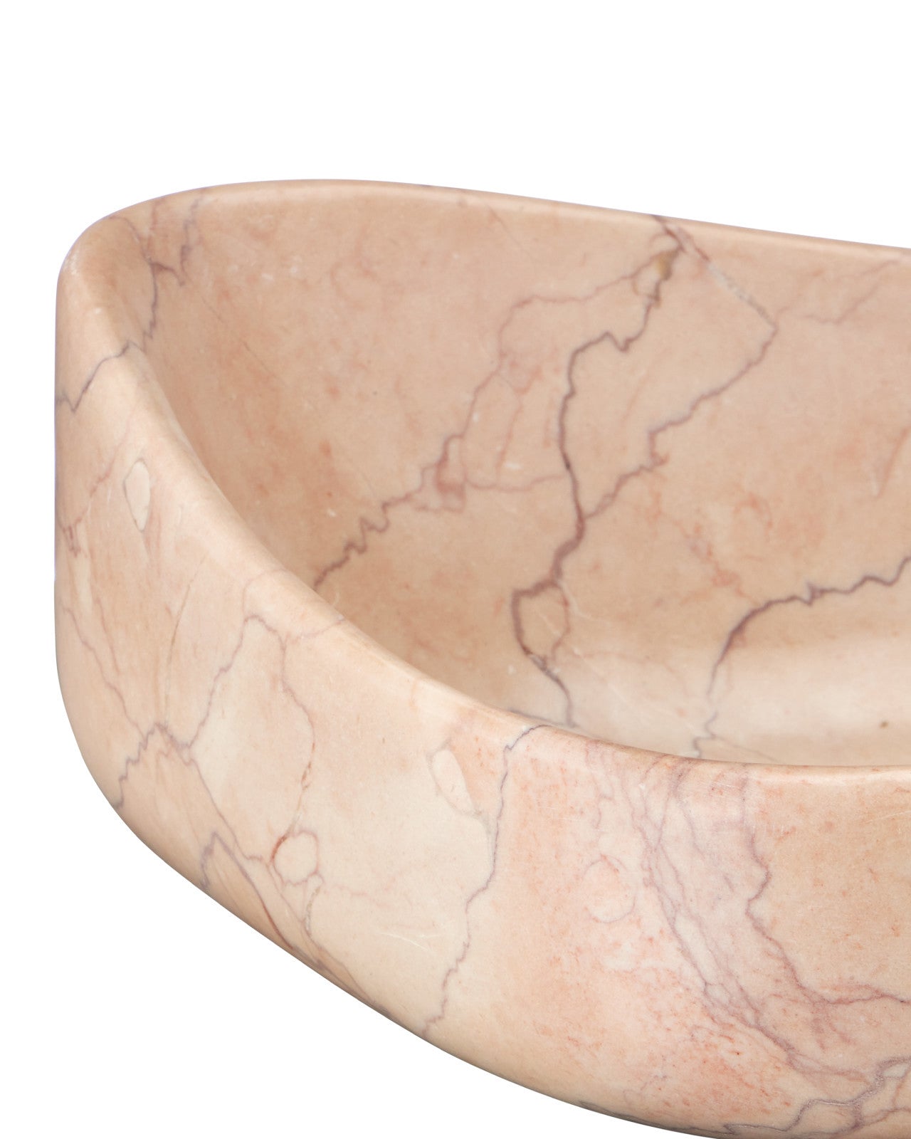 Deaton Natural Rosa Marble Bowl