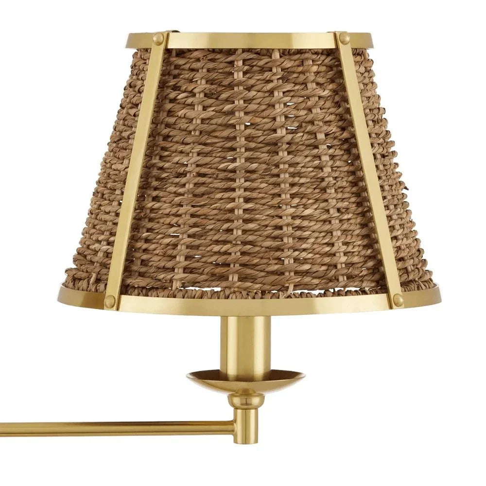 Deauville Desk Lamp - LOOMLAN - Currey & Co - Table Lamps