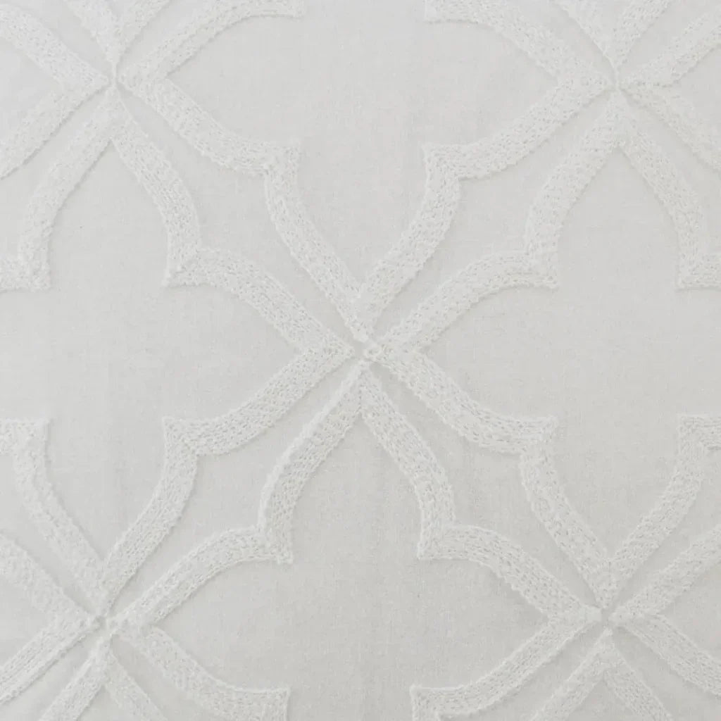 Decco White Throw Pillow With Insert - LOOMLAN - D.V. Kap - Throw Pillows