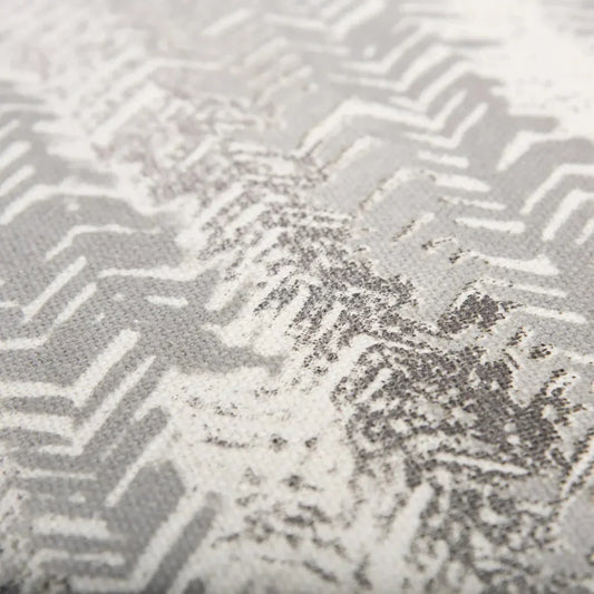 Denis Chevron Gray Throw Pillow Down Insert - LOOMLAN - LOOMLAN - Throw Pillows