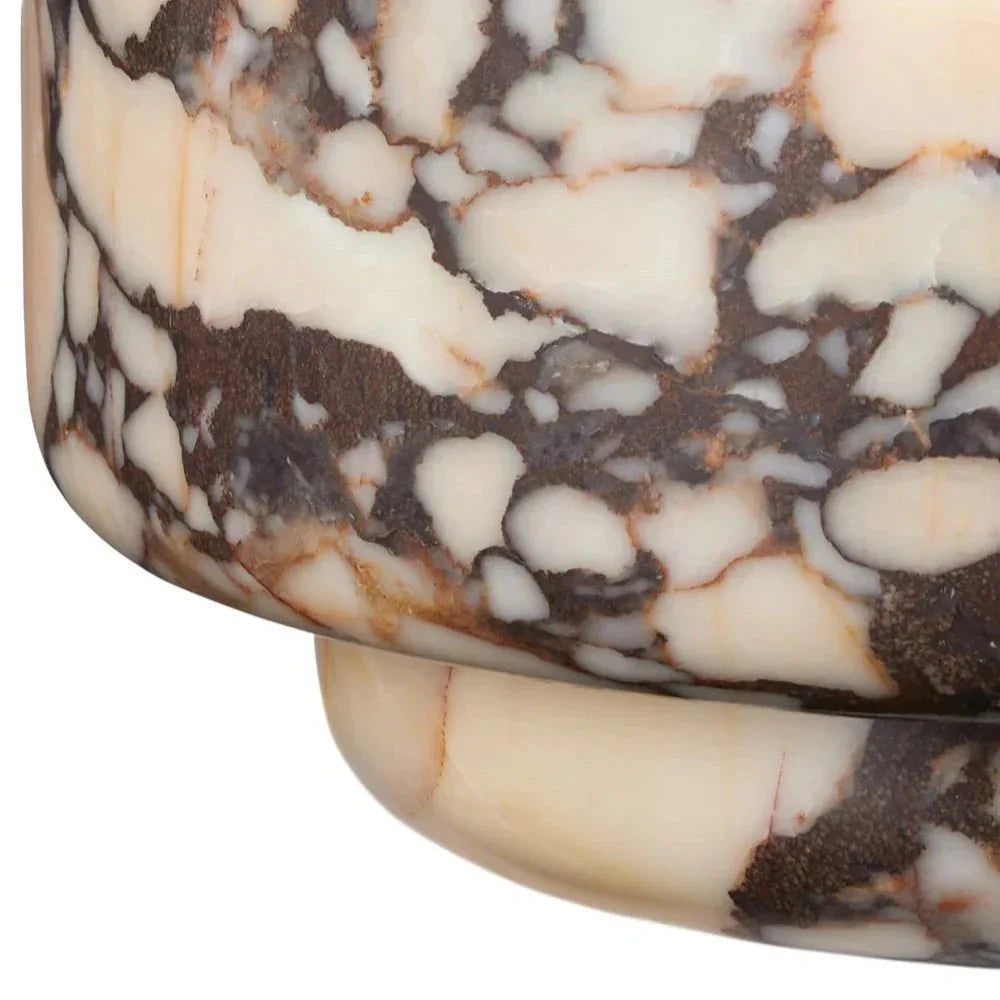Digby Breccia Stone Modern Elegance Bowl - LOOMLAN - Currey & Co - Boxes & Bowls