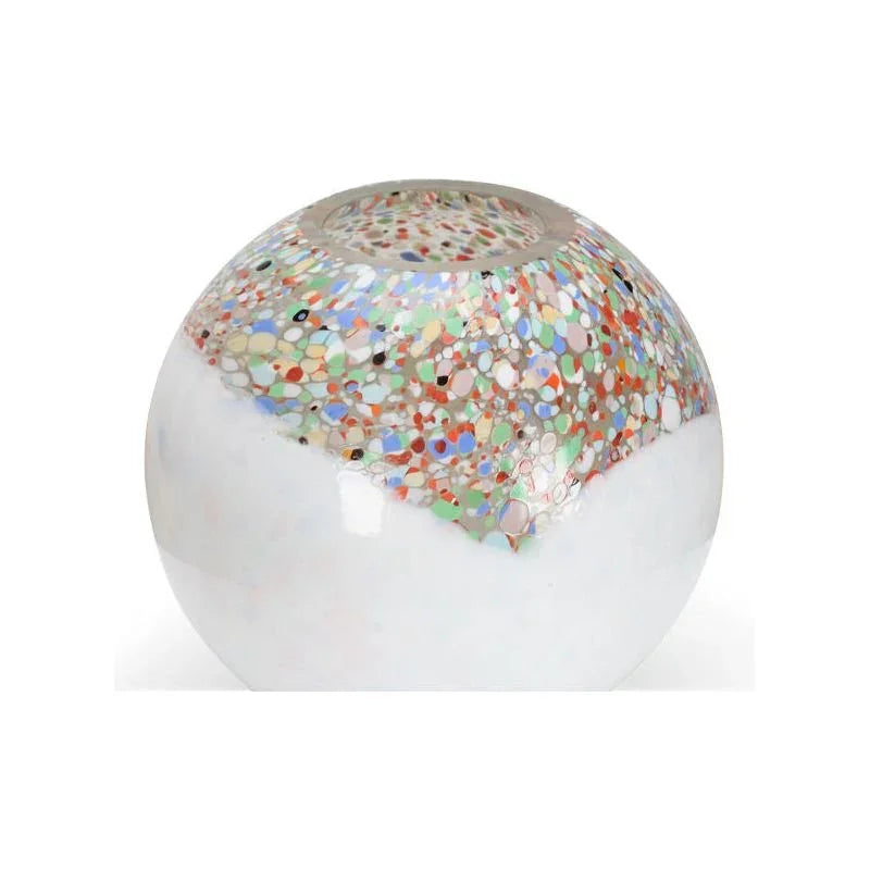 Wildwood Dottie Multicolor Dot Design Glass Vase