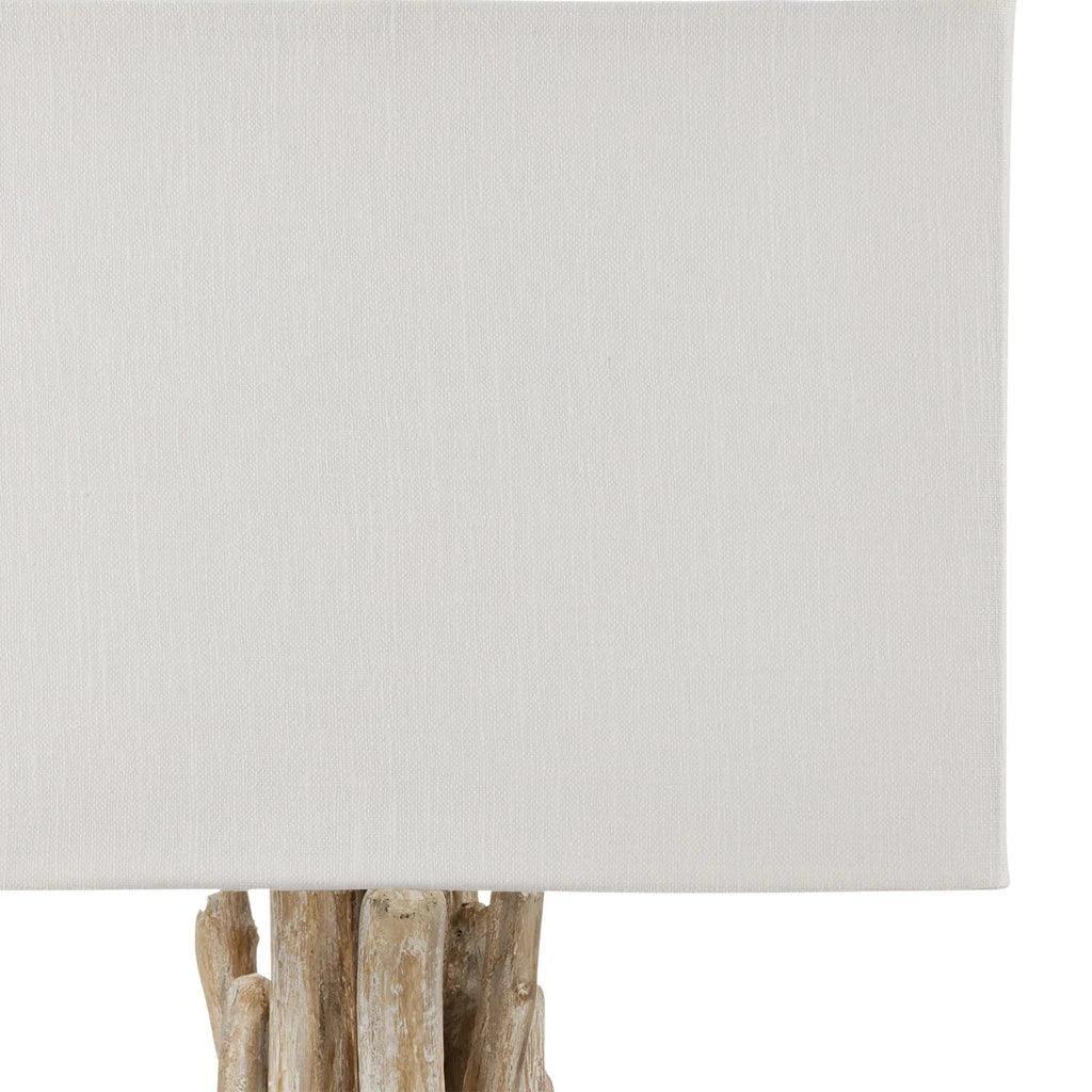 Driftwood Whitewash Table Lamp - LOOMLAN - Currey & Co - Table Lamps