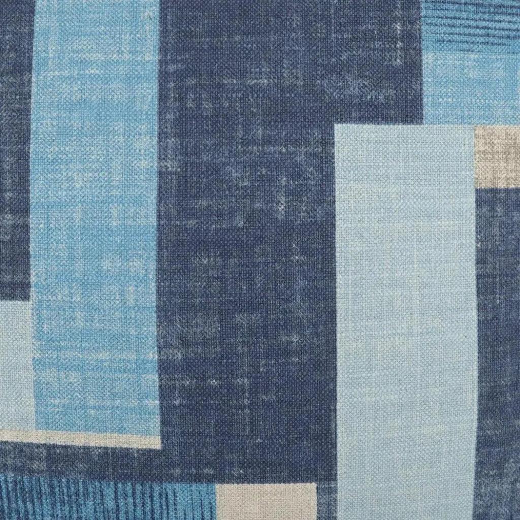 D.V. Kap Duplex Blue Throw Pillow With Insert