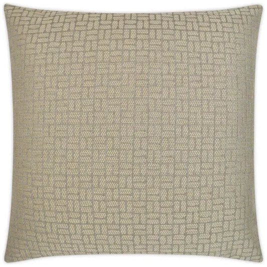 Dupont Taupe Brown Throw Pillow With Insert - LOOMLAN - D.V. Kap - Throw Pillows