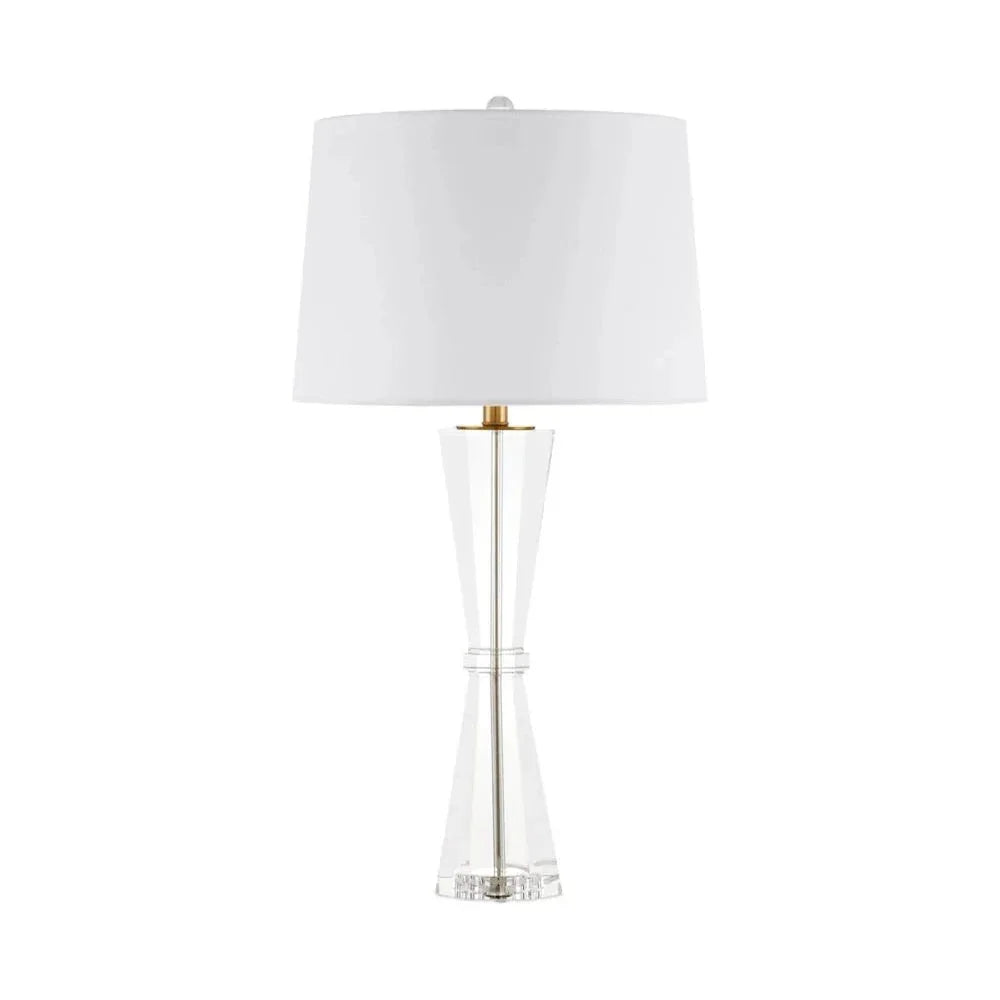 Duveen Optic Crystal Design Table Lamp - LOOMLAN - Currey & Co - Table Lamps