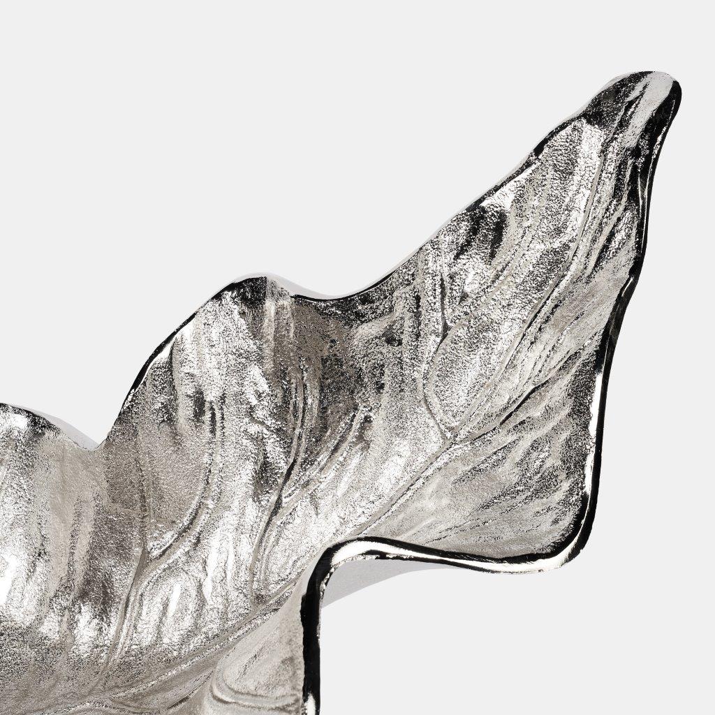 Eliana Aluminum Leaf Platter