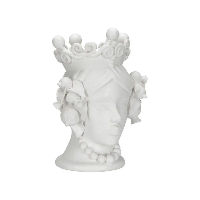 Chelsea House Elisabetta Female Head Design Ceramic Vase