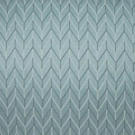 Elodie Aqua Chevron Glam Mist Large Throw Pillow Insert - LOOMLAN - D.V. Kap - Throw Pillows