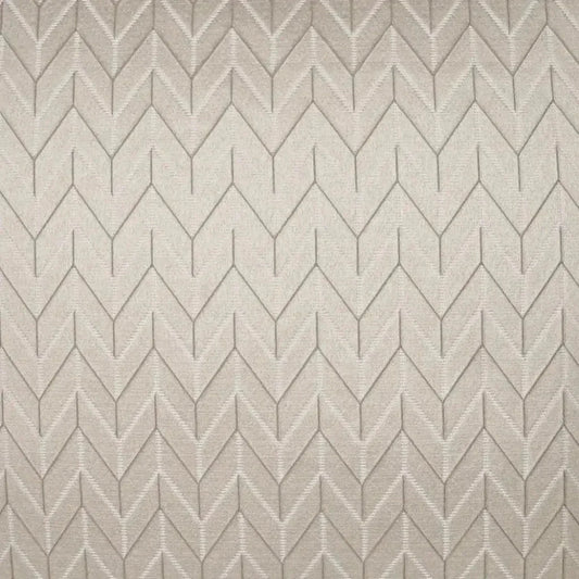 Elodie Chevron Glam Tan Taupe Large Throw Pillow Insert - LOOMLAN - D.V. Kap - Throw Pillows