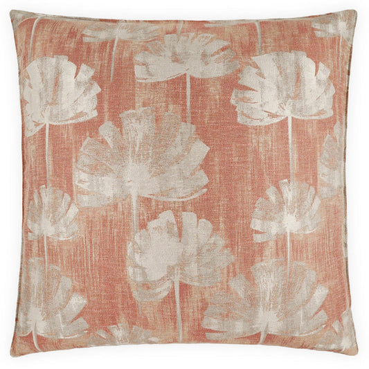 Emberleaf Textured Fabric Throw Pillow
