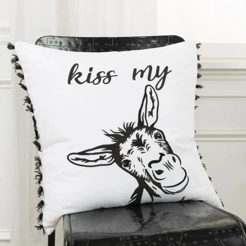 Embroidered Decorative Couch Pillows Down Insert - LOOMLAN - LOOMLAN - Throw Pillows