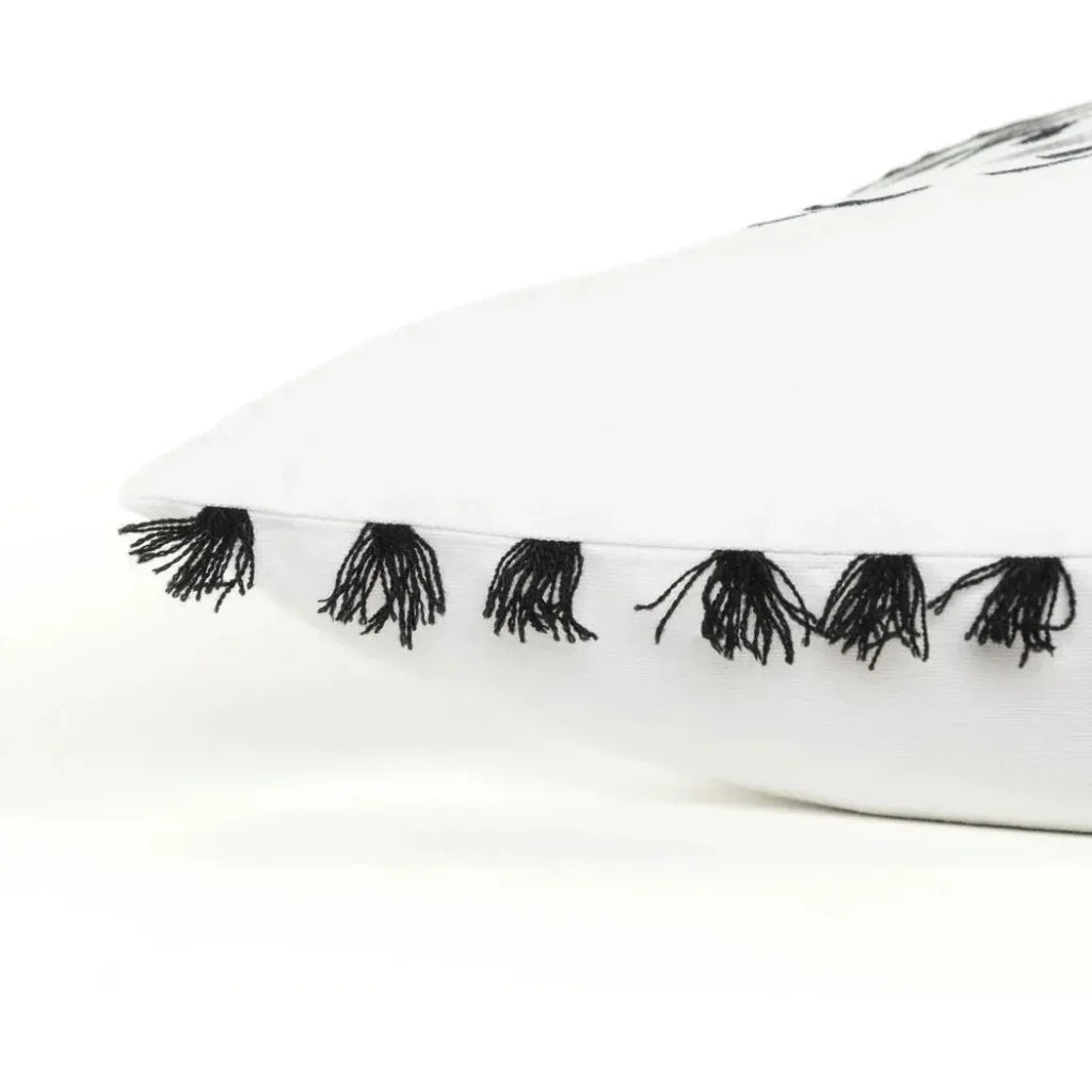 LOOMLAN Embroidered Decorative Couch Pillows Down Insert