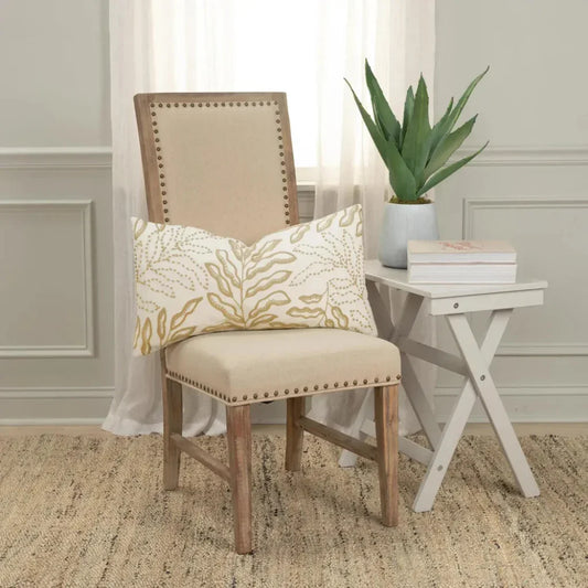 Embroidered Long Lumbar Pillows For Bed - LOOMLAN - LOOMLAN - Throw Pillows