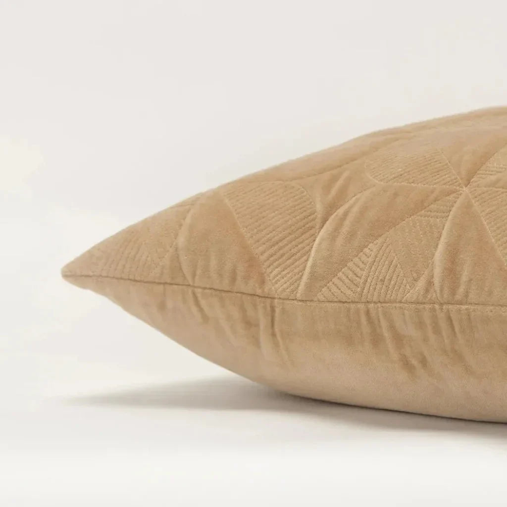 LOOMLAN Embroidered Orange Brown Couch Pillow Insert