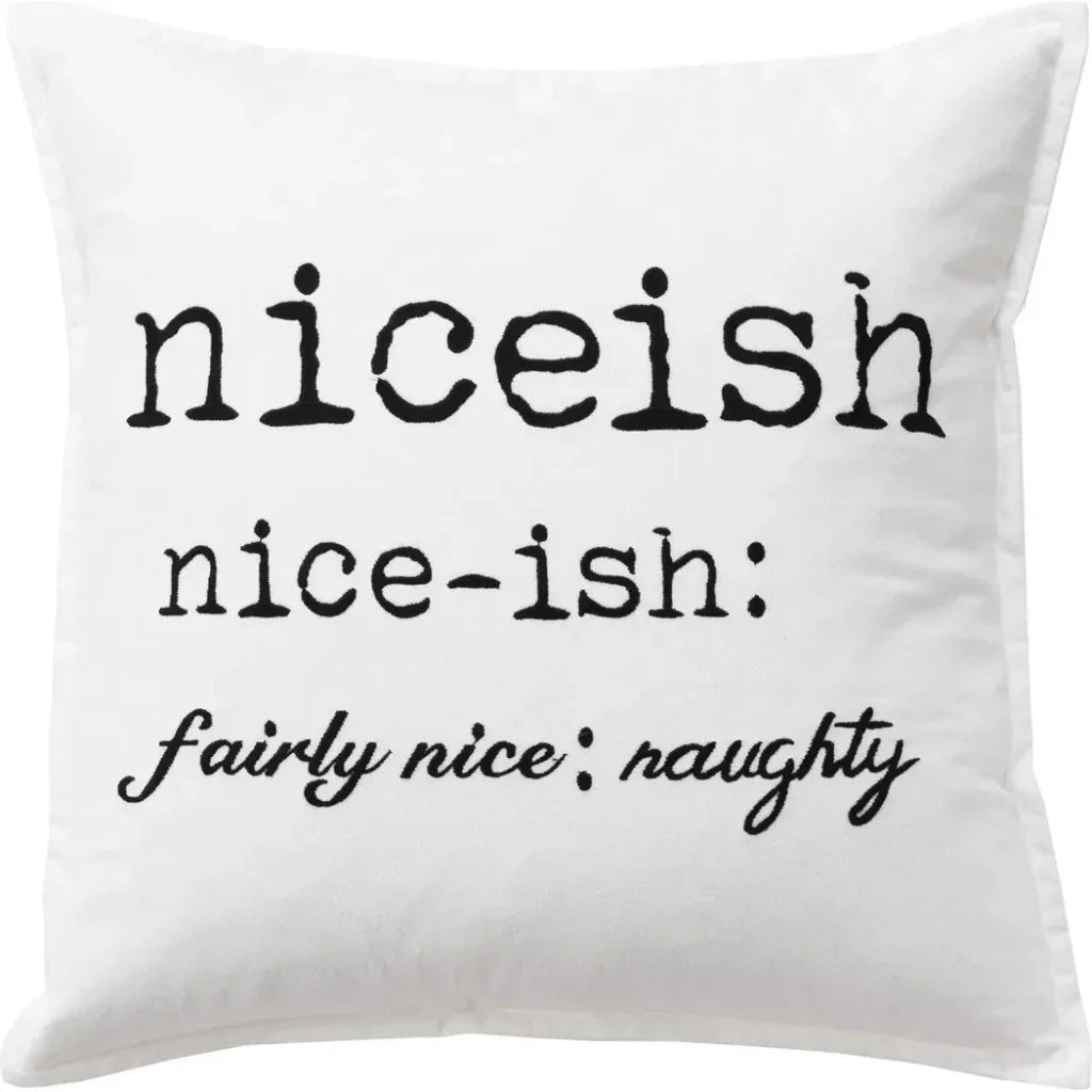 Emma White Throw Pillow With Down Insert - LOOMLAN - LOOMLAN - Throw Pillows