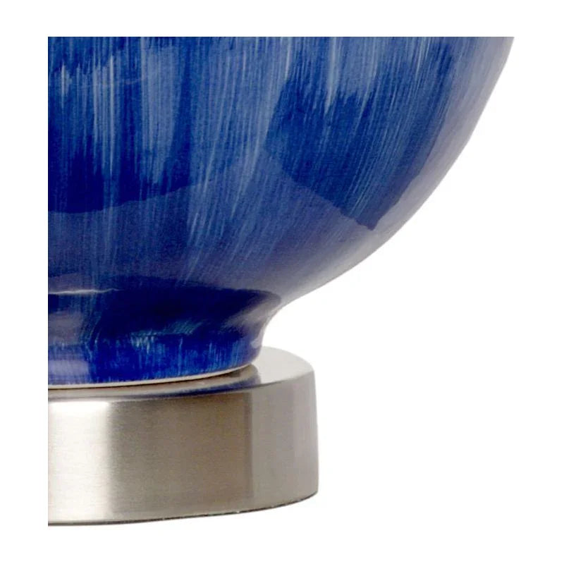 Wildwood Enzo Blue Glazed Ceramic Table Lamp