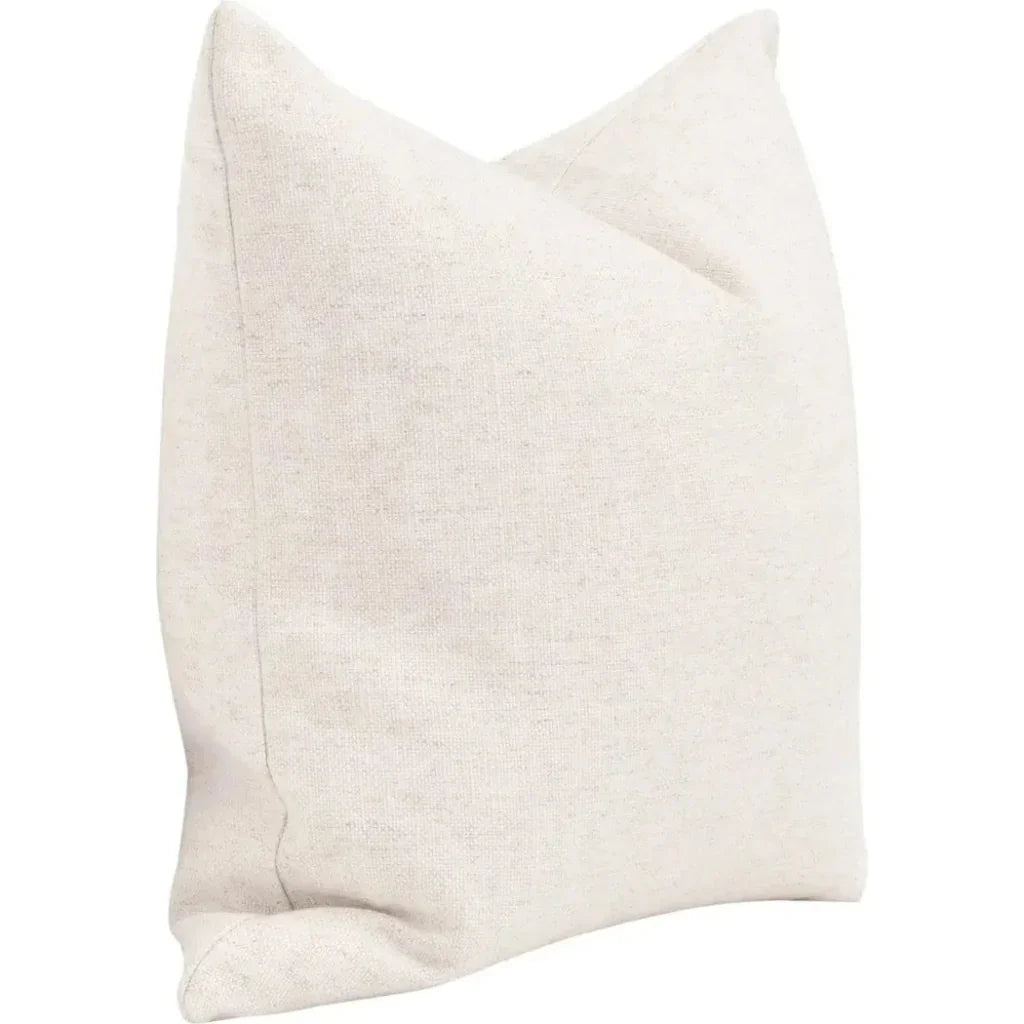 Essential Cream Throw Pillows Insert - 2PC - LOOMLAN - Essentials For Living - Throw Pillows
