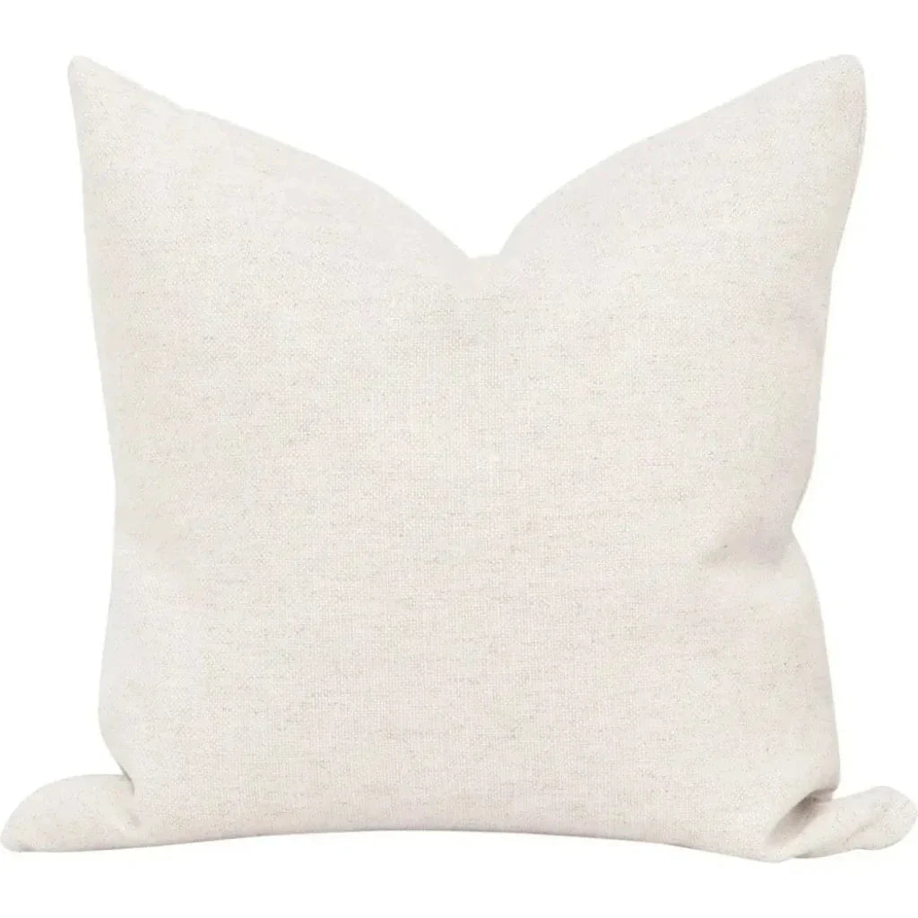 Essential Cream Throw Pillows Insert - 2PC - LOOMLAN - Essentials For Living - Throw Pillows