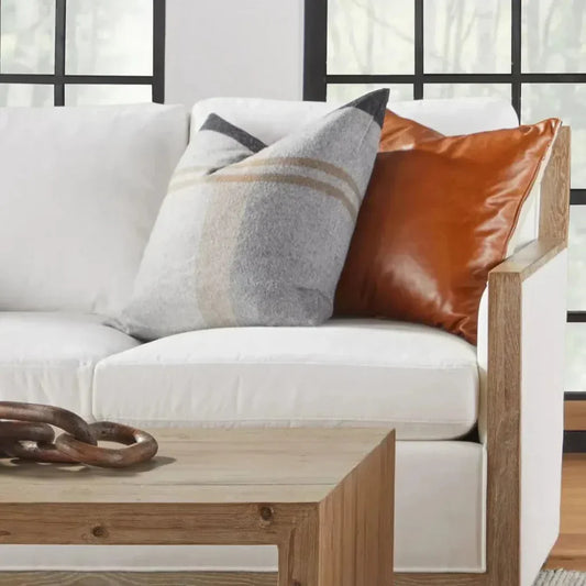 Essential Whiskey Brown Throw Pillow Insert - 2PC - LOOMLAN - Essentials For Living - Throw Pillows