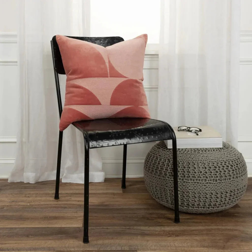 Etta Tonal Throw Pillow Covers Down Insert - LOOMLAN - LOOMLAN - Throw Pillows