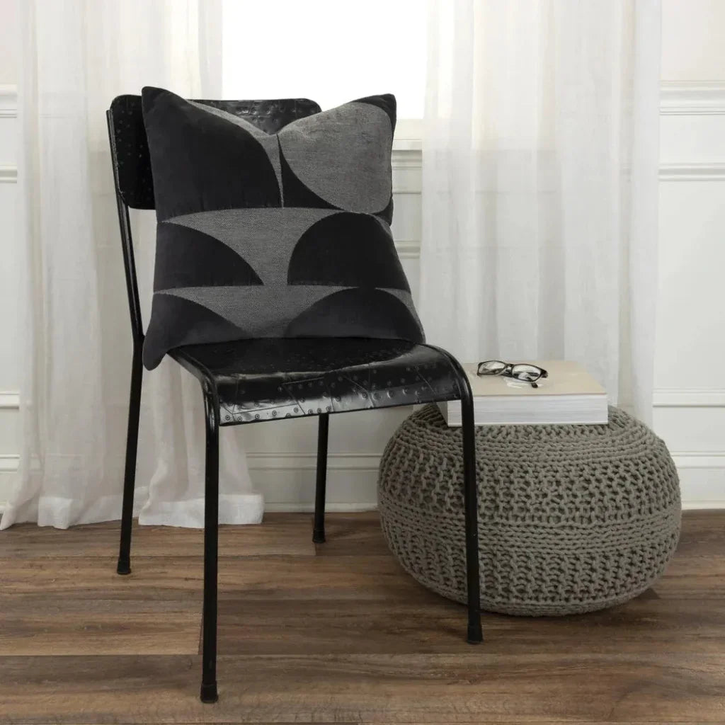 Etta Tonal Throw Pillow Covers Down Insert - LOOMLAN - LOOMLAN - Throw Pillows