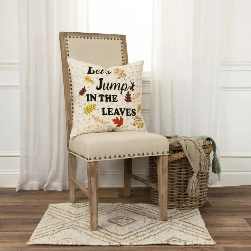 Ezra Authumn Throw Pillow With Down Insert - LOOMLAN - LOOMLAN - Throw Pillows