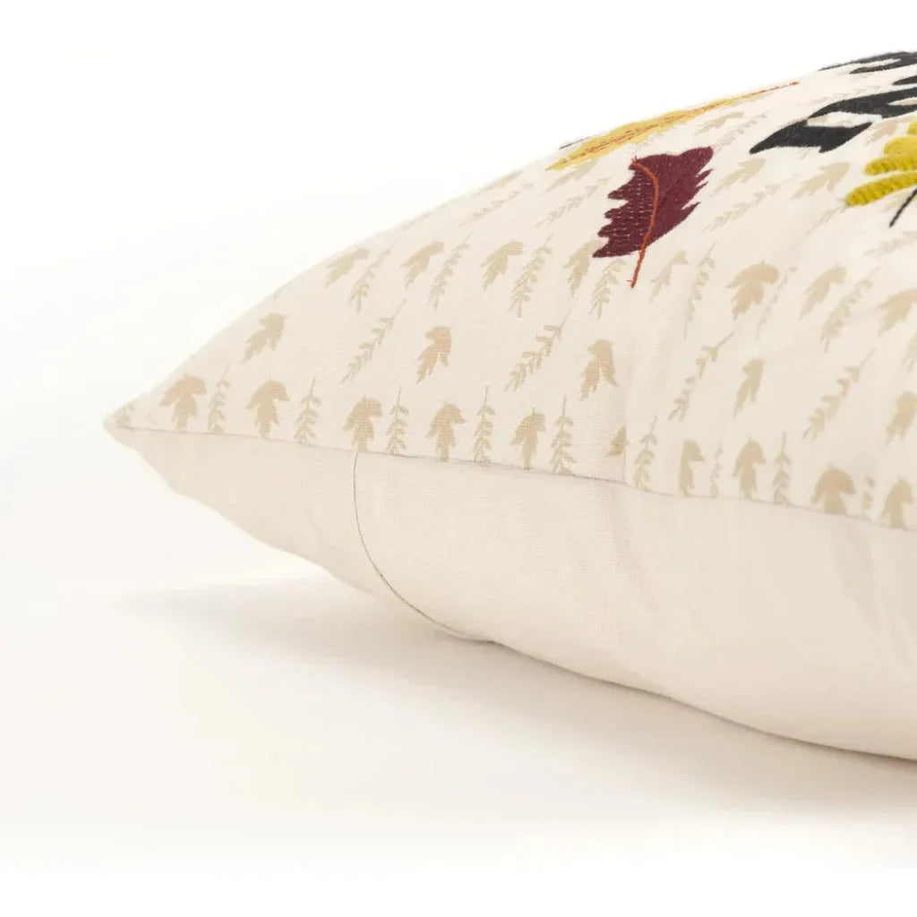 LOOMLAN Ezra Authumn Throw Pillow With Down Insert
